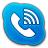 Skype Phone Alt Blue Icon 48x48 png